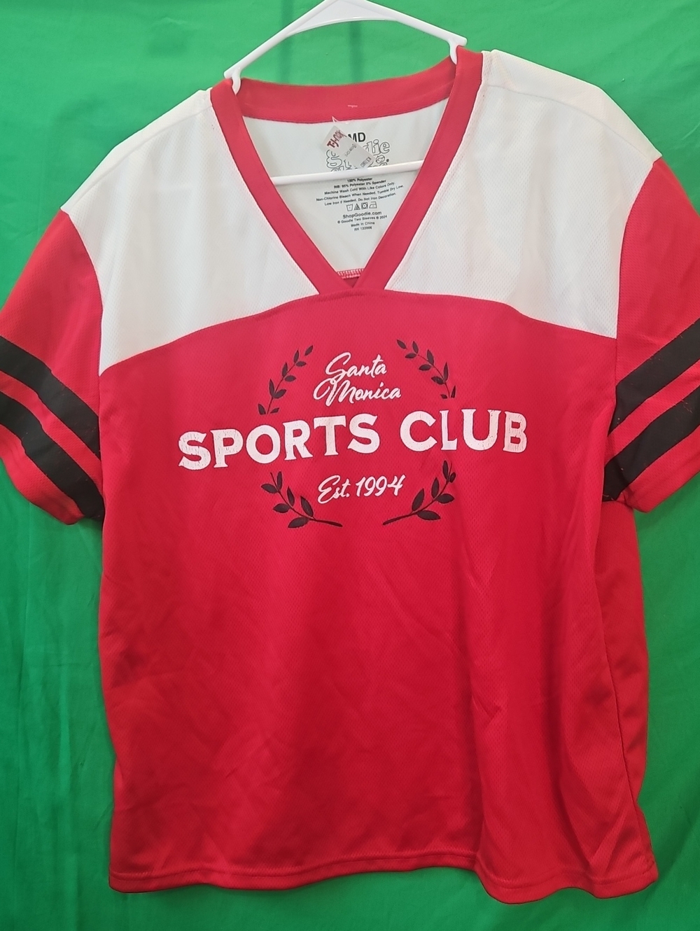 Santa Monica Sports Club Red and White Jersey